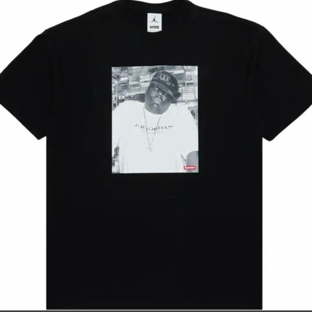 Supreme FW24 Nike Air Jordan Biggie Smalls Notorious BIG Tee Medium Sealed NWT